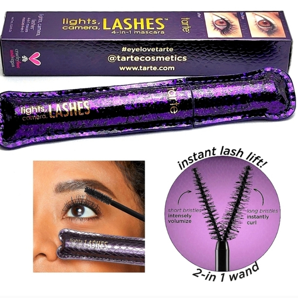 Tarte Lights, Camera, Lashes 4-in-1 Mascara Black - Picture 2 of 3